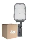 Mehrfachpackung 4x Ledvance LED-Straßenbeleuchtung Area Value klein SPD Aluminium Grau 30W 3900lm 160x58D - 730 Warmweiß | IP66 - Symmetrisch