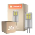 Mehrfachpackung 20x Ledvance Performance LED Capsule Klar G4 2W 200lm - 827 Extra Warmweiß | Dimmbar - Ersatz Für 20W