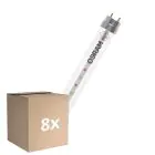 Mehrfachpackung 8x Osram LED Röhre T8 Fluora (EM/Mains) Standard Output 15W 1150lm - 825 Extra Warmweiß | 120cm - Ersatz Für 36W