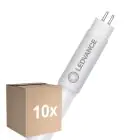 Mehrfachpackung 10x Ledvance LED Röhre T5 AC Mains P Mains (AC) High Efficiency 11W 1700lm - 865 Tageslichtweiß | 85cm - Ersatz Für 21W