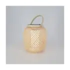 Eglo Tischlampe Marliano Solar Holz Braun 3W 300lm - 840 Kaltweiß | IP44