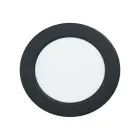 Eglo Einbau Spot Badezimmerbeleuchtung Fueva 6 Plastik Schwarz 6.3W 720lm - 827-840-865 CCT