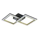 Eglo Deckenleuchte Calliera Stahl Schwarz, Kupfer 18.4W 2500lm - 830 Warmweiß | Dimmbar