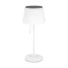 Eglo Tischlampe Scordiano Solar Stahl Weiß 2W 220lm - 830-840-865 CCT | IP44 - USB-C